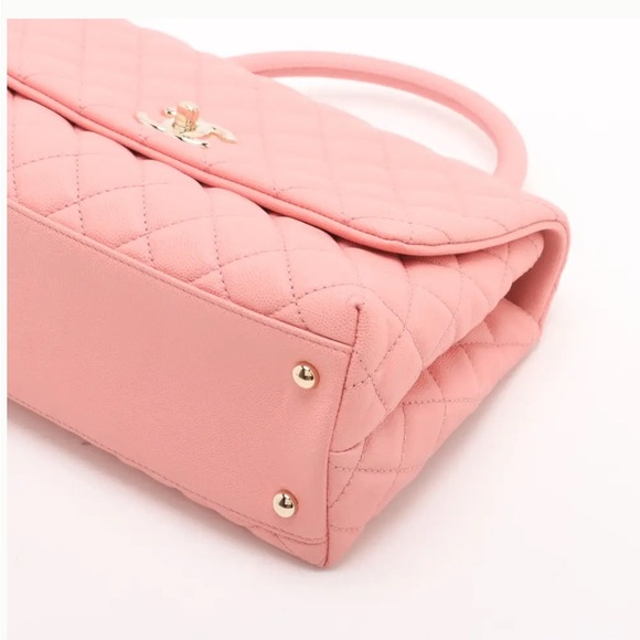 CHANEL Coco Pink Cavier Top Handle bag - Picture 4 of 4